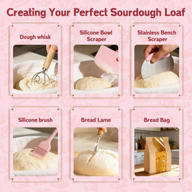Qalvyn bread sling for safe transfer to the oven