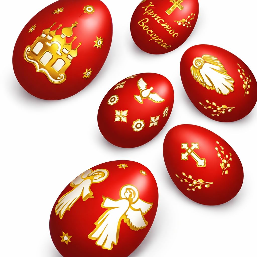QG Group Greek Red Easter Egg Dye powder for vibrant up to 20 eggs