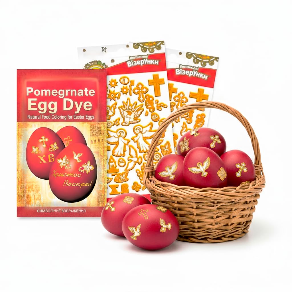 QG Group pigeons and angels stickers included for pysanka decorating