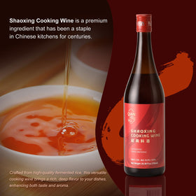 Qian Hu Shaoxing Wine pairs well with sauces and stir-fries for depth.