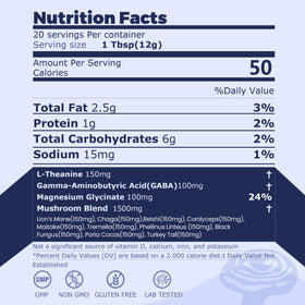 QIN SHAN TANG 10-mushroom blend ingredients displayed for wellness use.