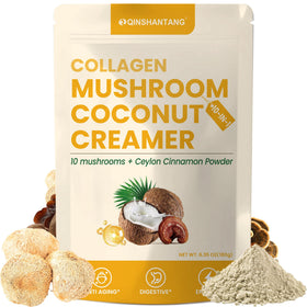 Qin Shan Tang collagen creamer bottle pour enhances coffee richness and smooth mouthfeel