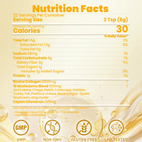 Qin Shan Tang collagen creamer label shows clean ingredients for mindful daily use