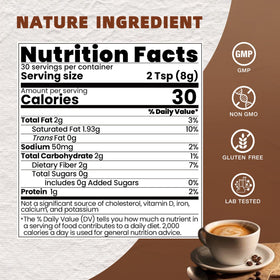 QIN SHAN TANG Mushroom Coffee ingredients visual highlights ten extract blends.