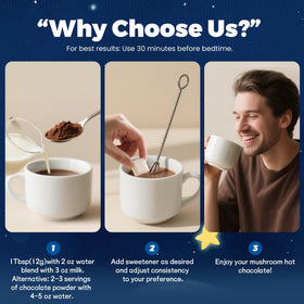 QIN SHAN TANG Hot chocolate paired with plant-based milk for a cozy cup.