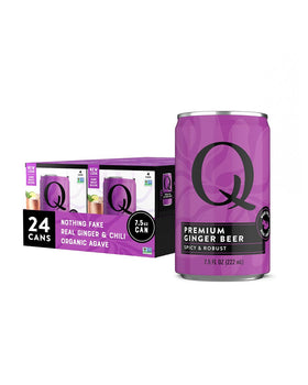 Q MIXERS Ginger Beer with real ginger ingredients for bold cocktails.