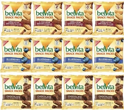 QT LIMITED Belvita breakfast biscuits snack-pack 1oz bags for grab-and-go mornings.