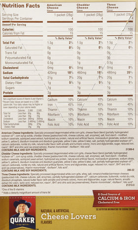 Quaker Instant Grits Cheese Lovers serving bowl with creamy texture for a savory lunch side
