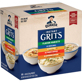 Quaker Instant Grits Original packets for quick, satisfying breakfast options