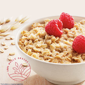 Quaker Instant Oatmeal Original steaming bowl ready in minutes.