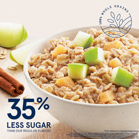Quaker Lower Sugar Instant Oatmeal Maple & Brown Sugar packet with reduced sugar