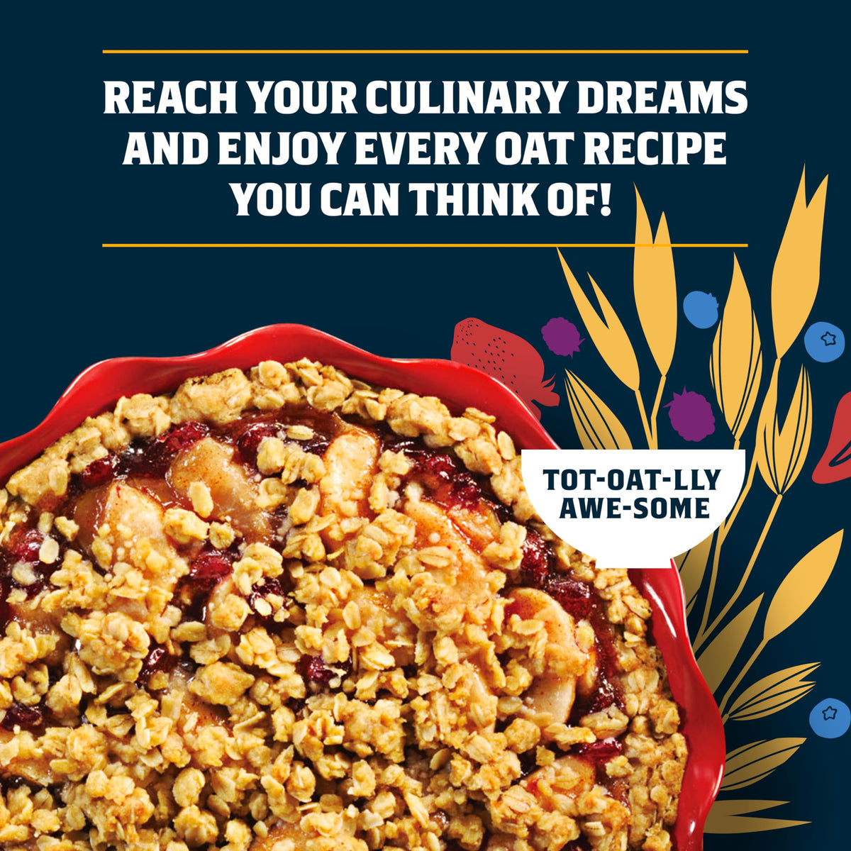 Non-GMO Project Verified Quaker oats ready for breakfast and baking