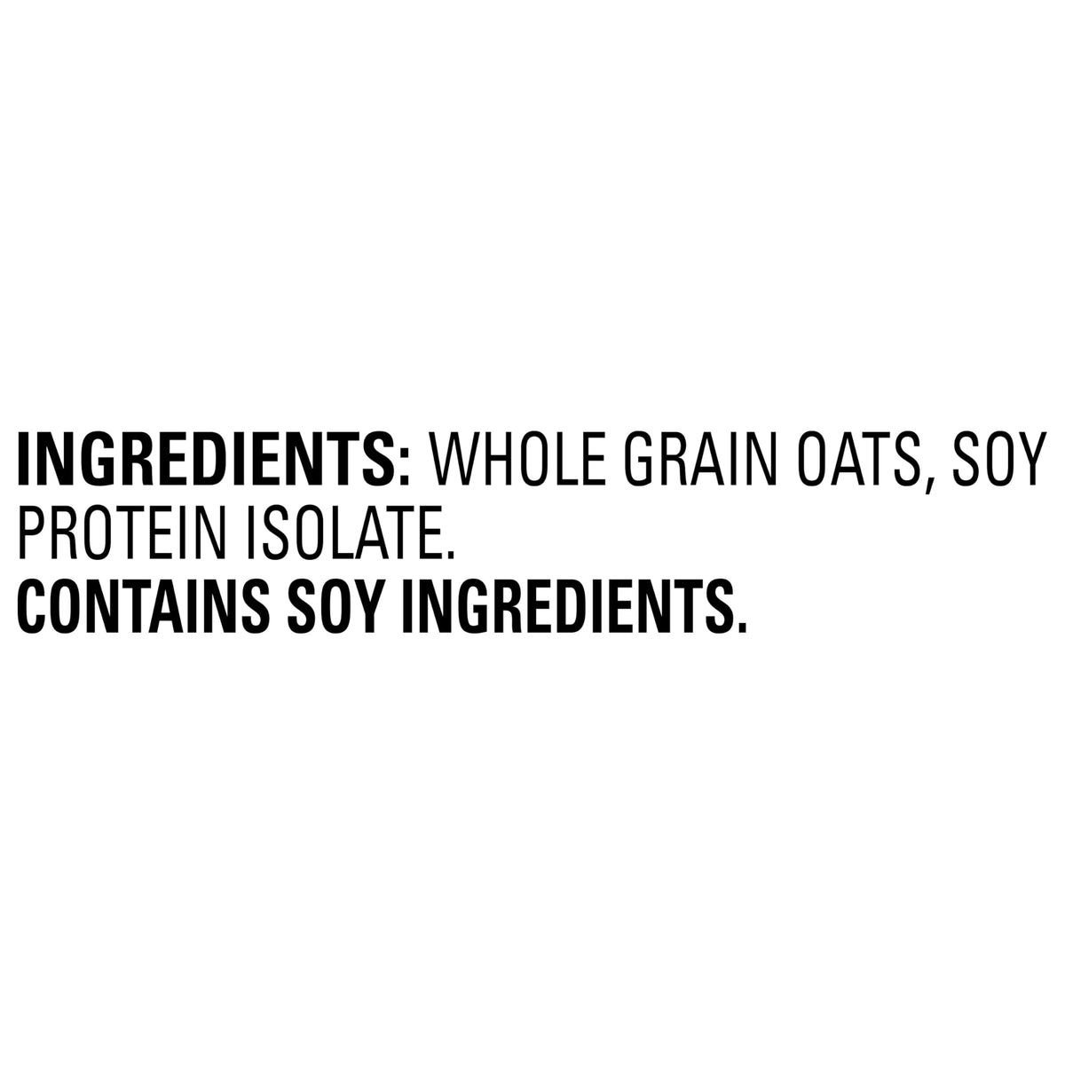 Quaker Protein Old Fashioned Oats ingredients emphasize no artificial flavors or preservatives