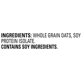 Quaker Protein Old Fashioned Oats ingredients emphasize no artificial flavors or preservatives