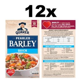 Quaker Quick Barley stove-top cooking view, ready in minutes for hearty dinners
