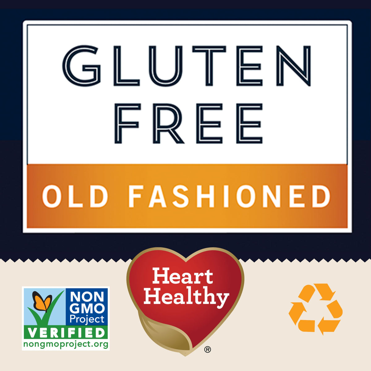 Quaker 24-ounce resealable bags shown to keep oats fresh