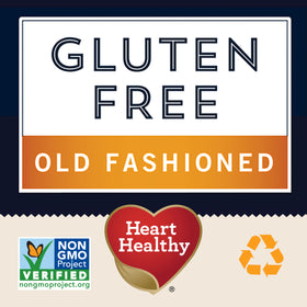 Quaker 24-ounce resealable bags shown to keep oats fresh