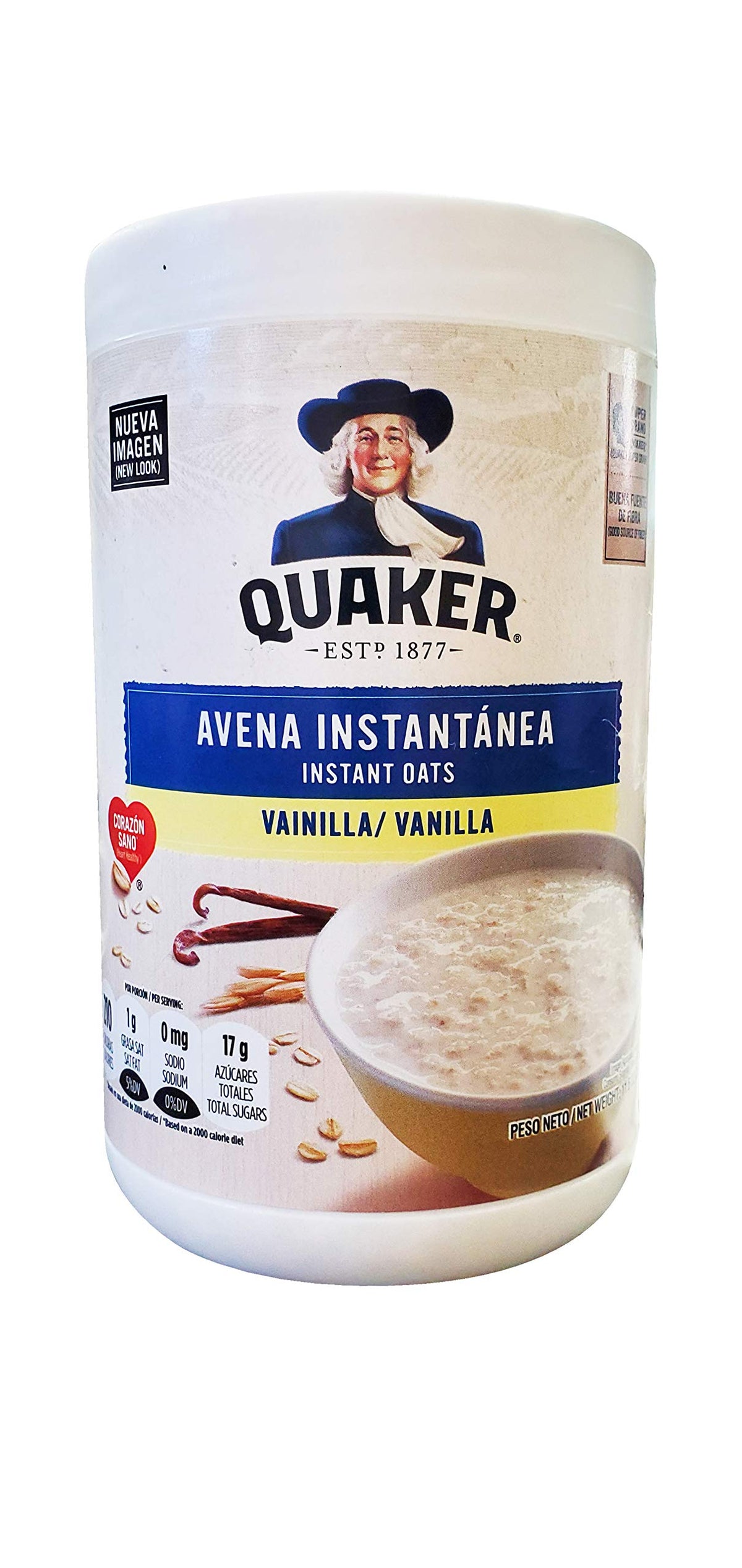 Bowl of Quaker Vanilla Instant Oats prepared in minutes.
