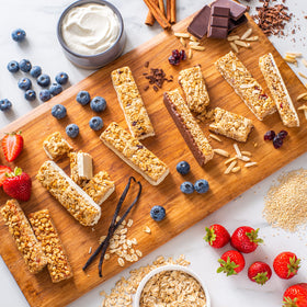 Quaker Yogurt Granola Bars blueberry flavor fruity bite during study breaks