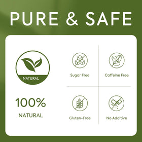 QualiLife Dandelion Leaf Tea brand logo with cup and leaves.