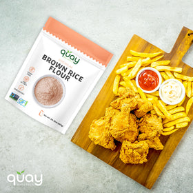 Cookie dough prepared with Quay Naturals brown rice flour