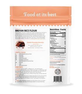 Organic certification badge on Quay Naturals brown rice flour bag
