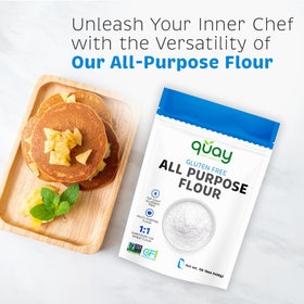 Quay Naturals flour in a mixing bowl ready for versatile baking sessions.