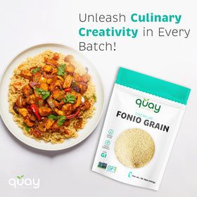 Quay Naturals Fonio cooking in minutes, fluffy and ready to serve.
