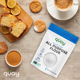 Quay Naturals gluten free, dairy free labeling aids allergen-conscious shoppers.