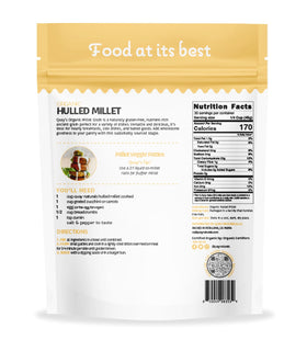 Quay Naturals hulled millet USA-grown grains for wholesome breakfasts