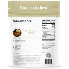 Quay Naturals jowar flour shown as a 1:1 baking substitute.