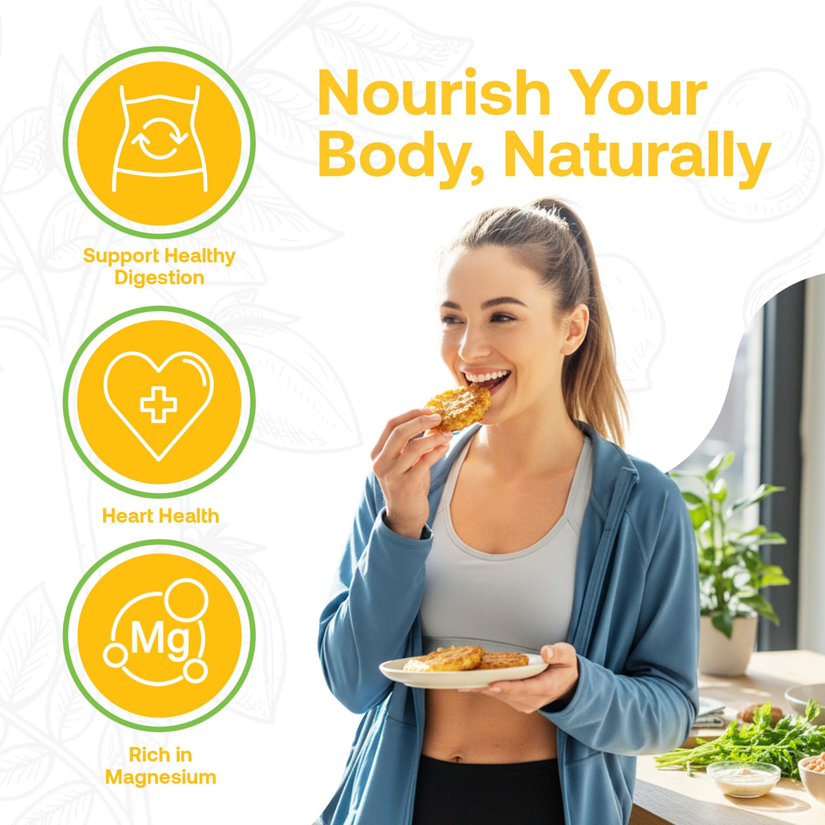 Quay Naturals organic chickpea flour blends smoothly into batters for easy cooking.