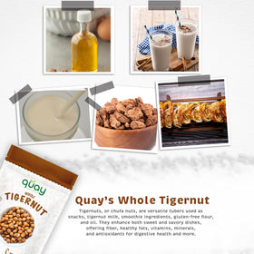 Quay Naturals Tigernuts smoothies topping adds fiber to blends