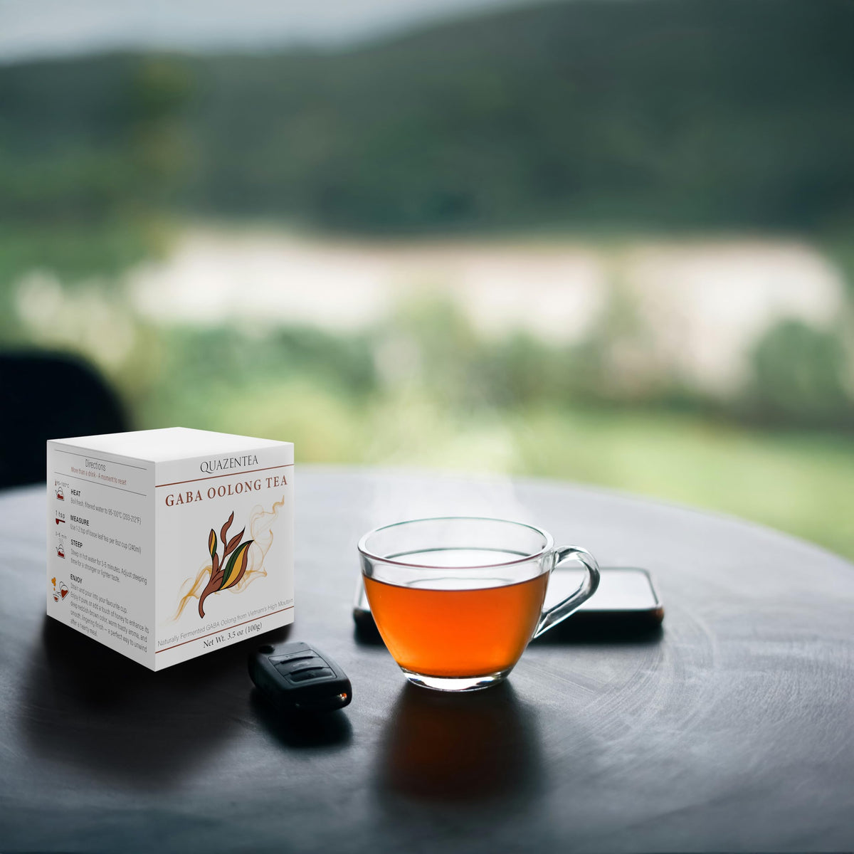 QUAZENTEA GABA Oolong gift box for tea lovers and collectors