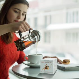 QUAZENTEA GABA Oolong hot brew cup with smooth flavor