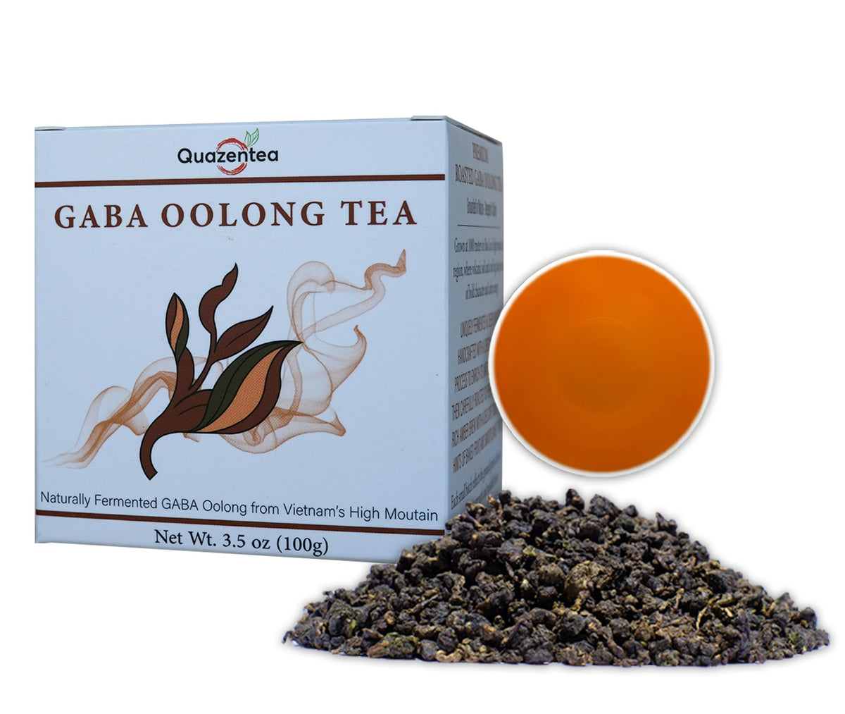 QUAZENTEA GABA Oolong packaging highlights premium freshness and protection