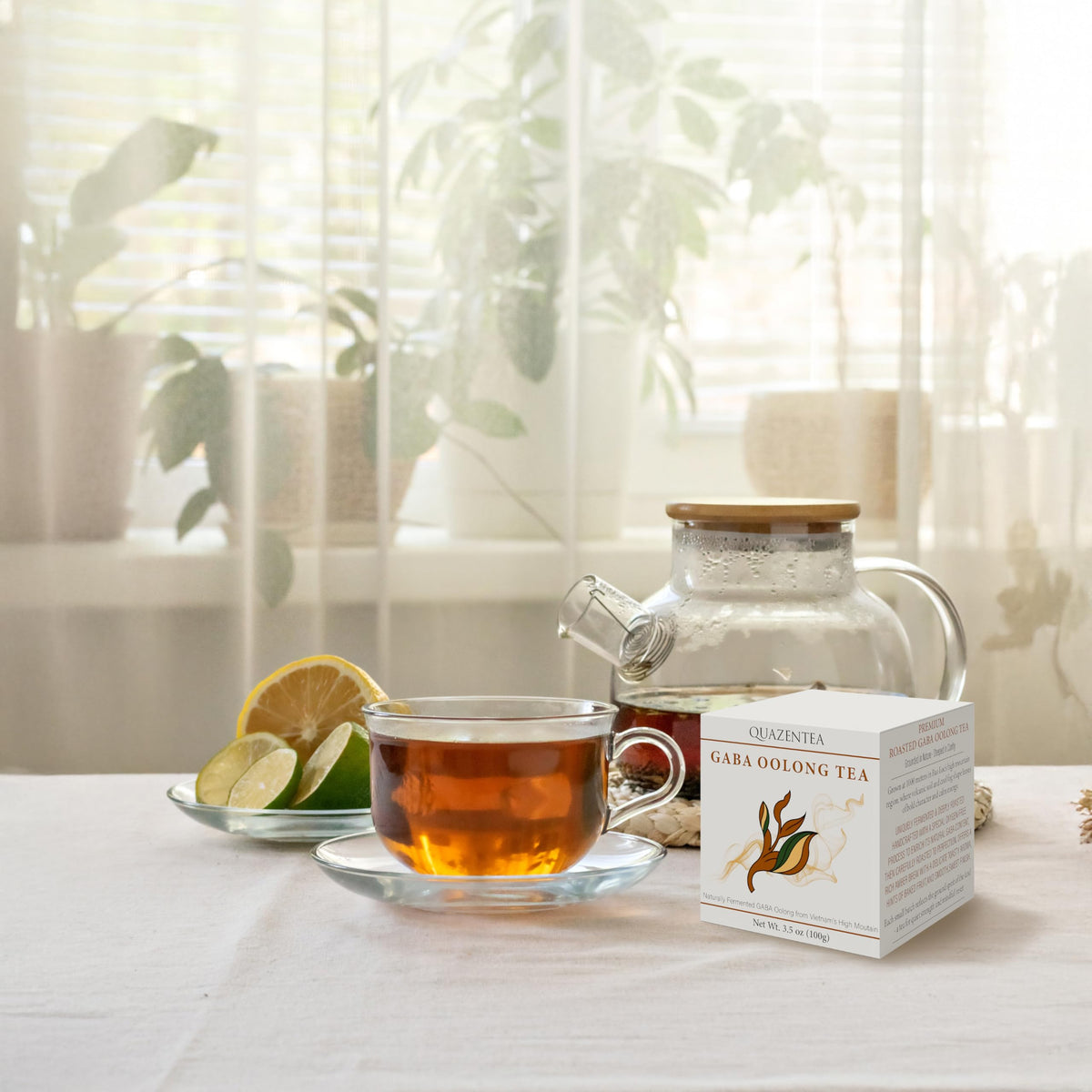 QUAZENTEA GABA Oolong premium packaging makes a thoughtful gift