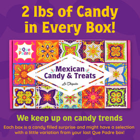 Que Padre Mexican snack pack, perfect for parties and gifting.