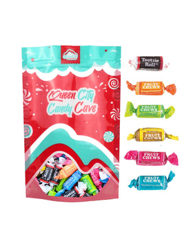 Queen City Candy Cave lime flavored mini chew adds a crisp bite.