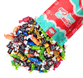 Queen City Candy Cave orange flavored mini chew for a bright tangy treat.