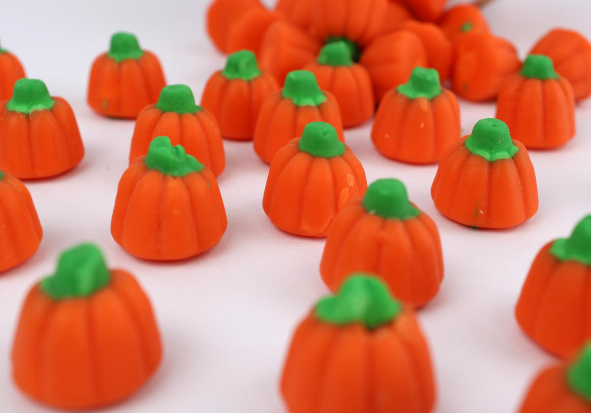 Queen City Candy Cave baked goods decoration pumpkin toppers.