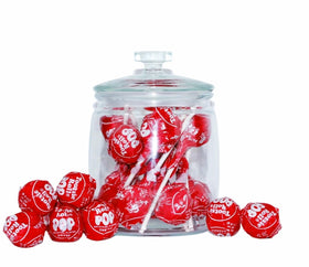 QUEEN CITY CANDY CAVE bulk cherry lollipops ideal for Valentine’s Day