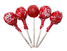 QUEEN CITY CANDY CAVE candy-coated red cherry pops for festive snacking