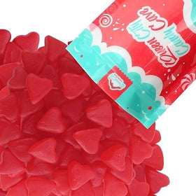 QUEEN CITY CANDY CAVE Cherry JuJu heart candies for gifting and sharing at Valentine gatherings.