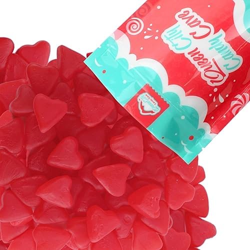 QUEEN CITY CANDY CAVE Cherry JuJu heart candies for gifting and sharing at Valentine gatherings.