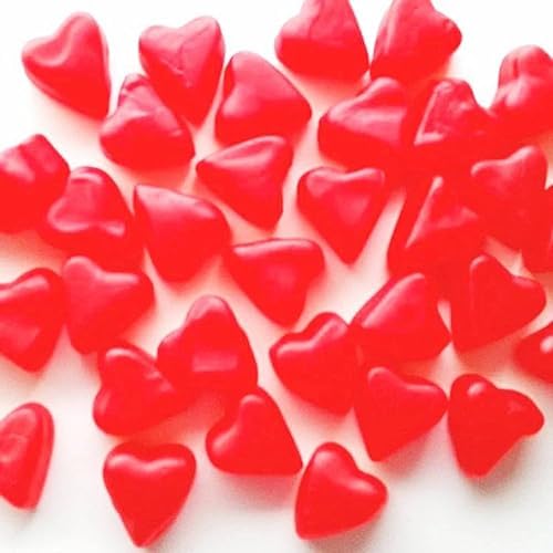 QUEEN CITY CANDY CAVE Cherry JuJu heart candies perfect for classroom exchanges and goody bags.