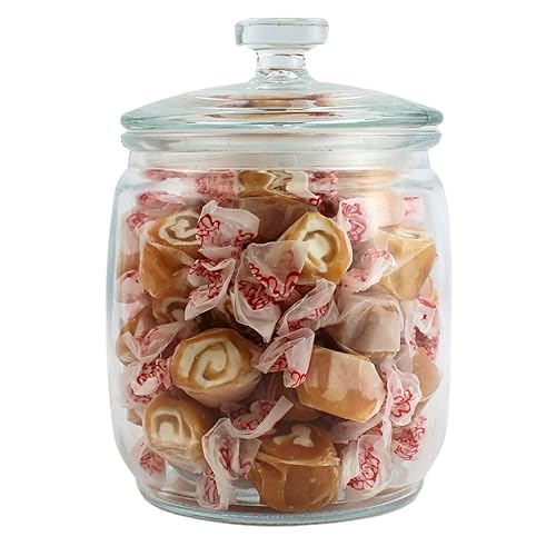 Queen City Candy Cave creamy caramel taffy closeup highlighting smooth texture