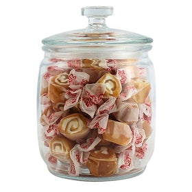Queen City Candy Cave creamy caramel taffy closeup highlighting smooth texture