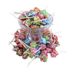 Queen City Candy Cave Dum Dums blue raspberry pops add colorful event flair.