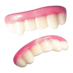 Queen City Candy Cave Fruity Edible Gummy Teeth on a punch bowl for party night